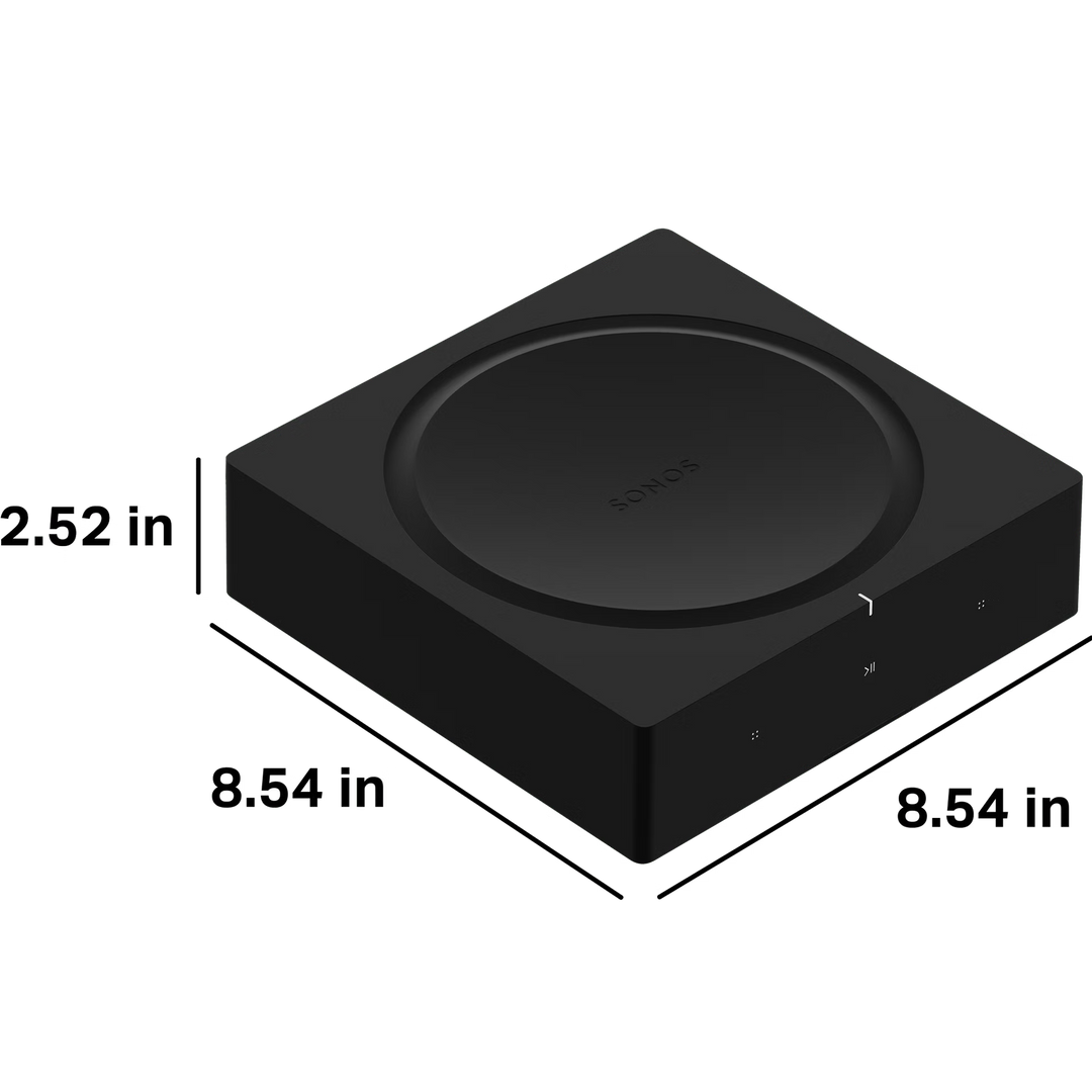 Sonos Amp High-Power Streaming Amplifier for Passive Speakers, TV & Multi-Room Audio