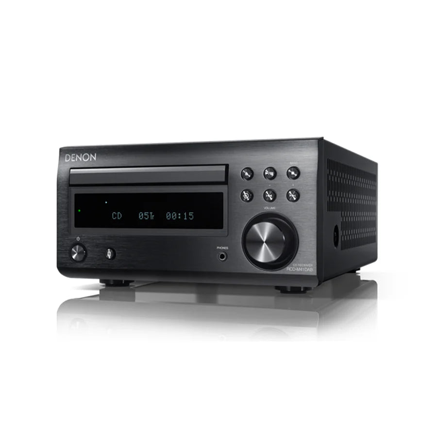 Denon RCD-M41 CD Receiver | Compact Hi-Fi Stereo Receiver with Bluetooth