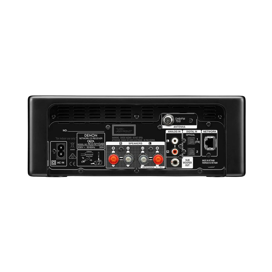 Denon RCD-N11 Network CD Receiver | HEOS Built-In Compact Hi-Fi System