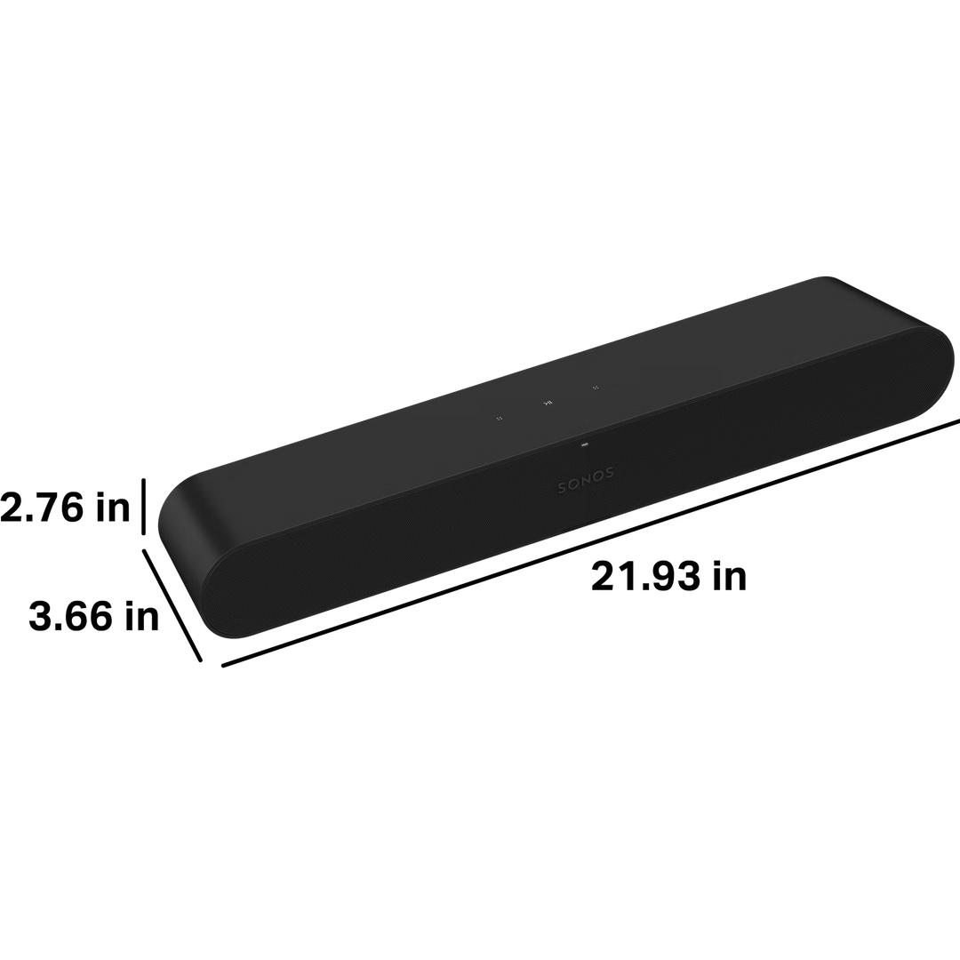 Sonos Ray Compact Smart Soundbar for TV, Movies, Gaming & Music Streaming
