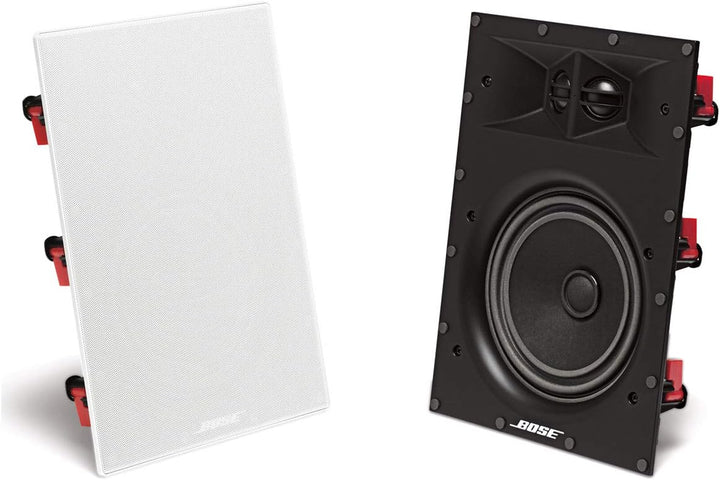Bose Virtually Invisible 891 In-Wall Speakers – Premium Built-In Home Audio System (Black)