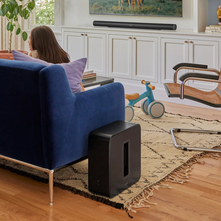 Sonos Sub 4 Premium Wireless Subwoofer with Deep Bass for Home Theater & Music Systems