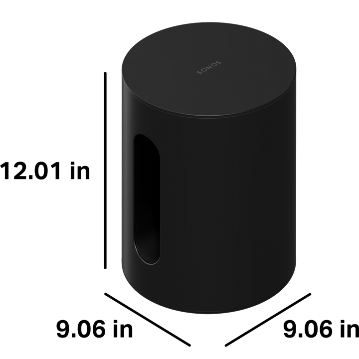 Sonos Sub Mini Wireless Subwoofer for Deep Bass | Home Theater & Music Audio Enhancement
