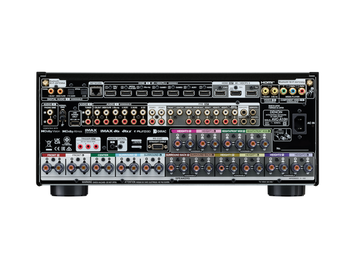 Denon AVC-A10H 13.4 Channel 8K AV Receiver | Dolby Atmos, DTS:X Pro, HEOS Built-In, 150W Per Channel