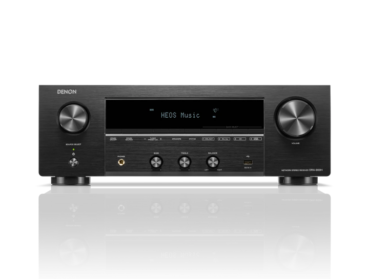 Denon DRA-900H 2.2 Channel 8K Network AV Receiver with HEOS, Wi-Fi & Bluetooth | 100W Per Channel