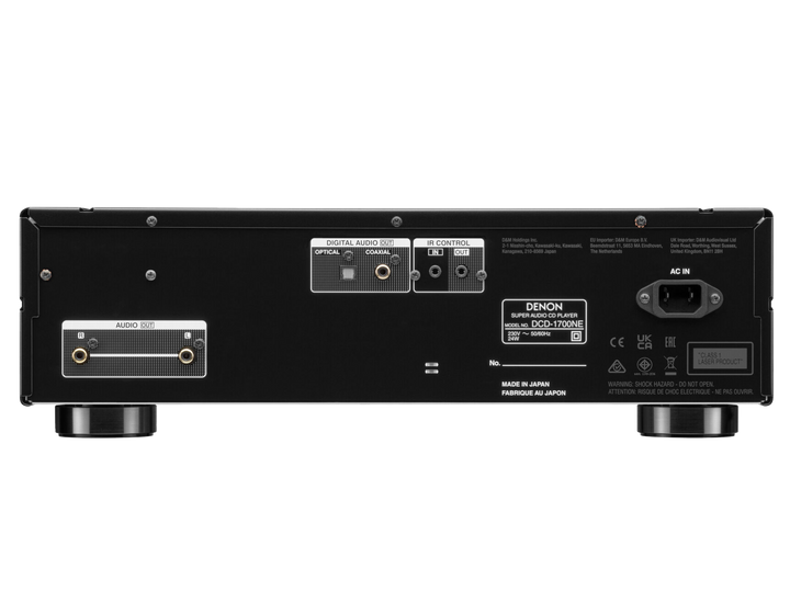 Denon DCD-1700NE SACD/CD Player | Premium Hi-Fi Disc Player
