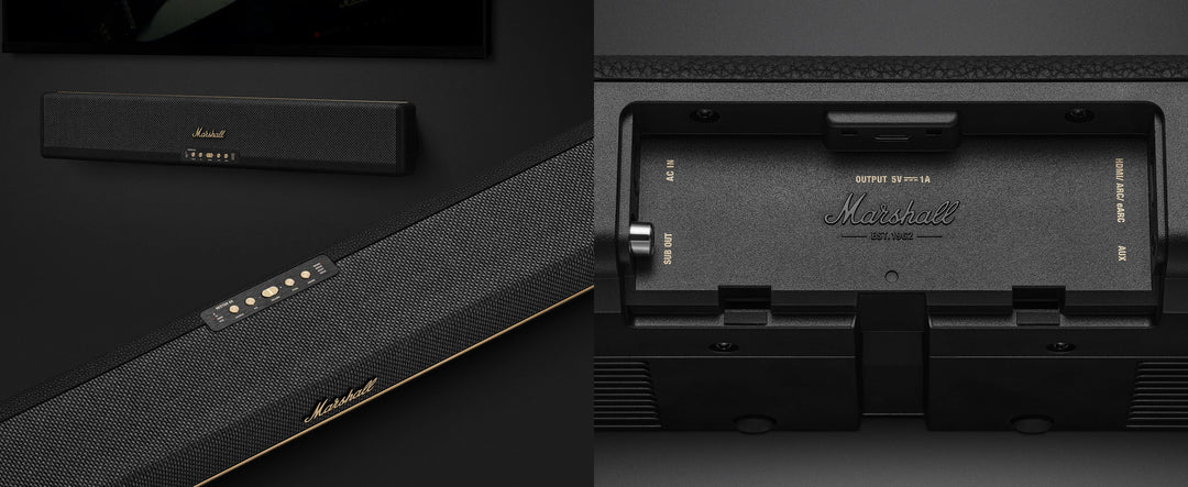 Marshall Heston 60 Dolby Atmos Soundbar with Wi-Fi & Bluetooth | Premium Home Theater Audio