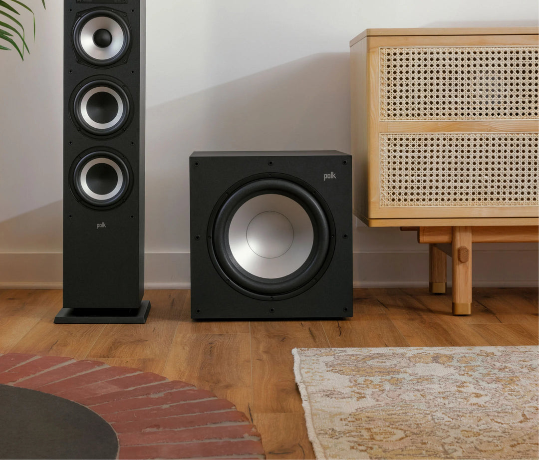 Polk Monitor XT12 Powered Subwoofer | 12-Inch High-Performance Home Theater Subwoofer
