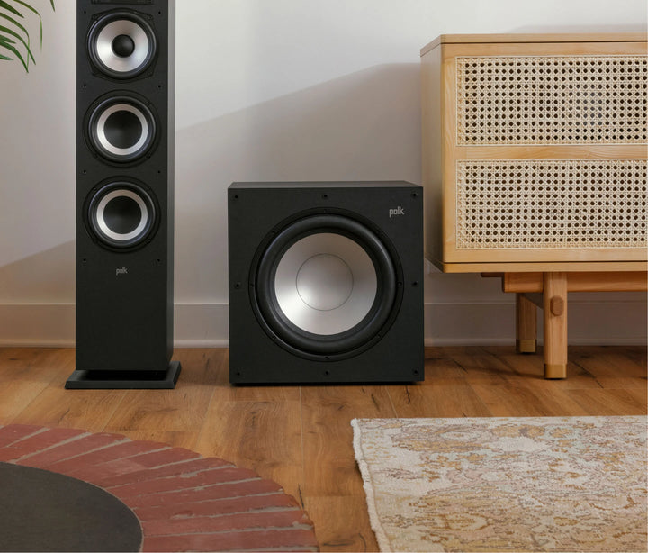 Polk Monitor XT12 Powered Subwoofer | 12-Inch High-Performance Home Theater Subwoofer