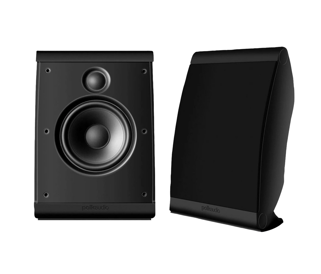 Polk Audio OWM3 Compact Multi-Application On-Wall Surround Speakers Pair | Home Theater & Dolby Atmos Speaker