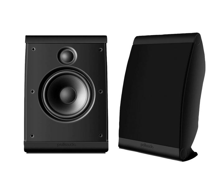 Polk Audio OWM3 Compact Multi-Application On-Wall Surround Speakers Pair | Home Theater & Dolby Atmos Speaker