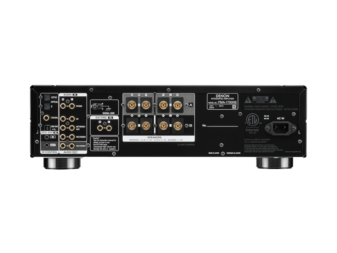 Denon PMA-1700NE Integrated Amplifier | Audiophile Hi-Fi Stereo Amplifier