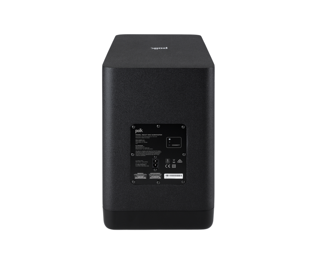 Polk React Sub Wireless Subwoofer | Deep Bass for Polk React Sound Bar