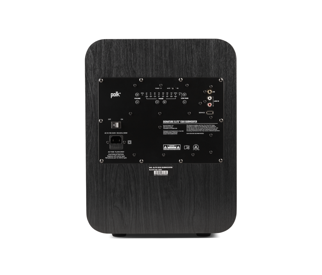 Polk Signature Elite ES10 Powered Subwoofer | 10-Inch Home Theater & Hi-Fi Subwoofer