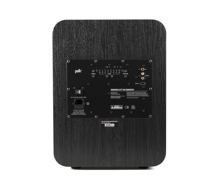 Polk Signature Elite ES12 12-Inch Powered Subwoofer | 300W Class-D Amplifier | Deep Bass Home Theater Speaker