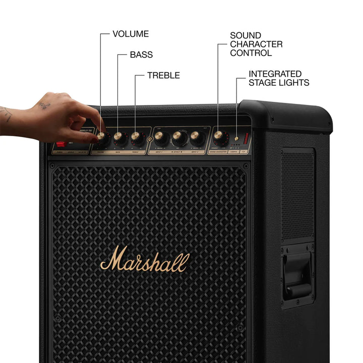 Marshall Bromley 750 Bluetooth Party Speaker – Deep Bass – Powerful Bass Sound