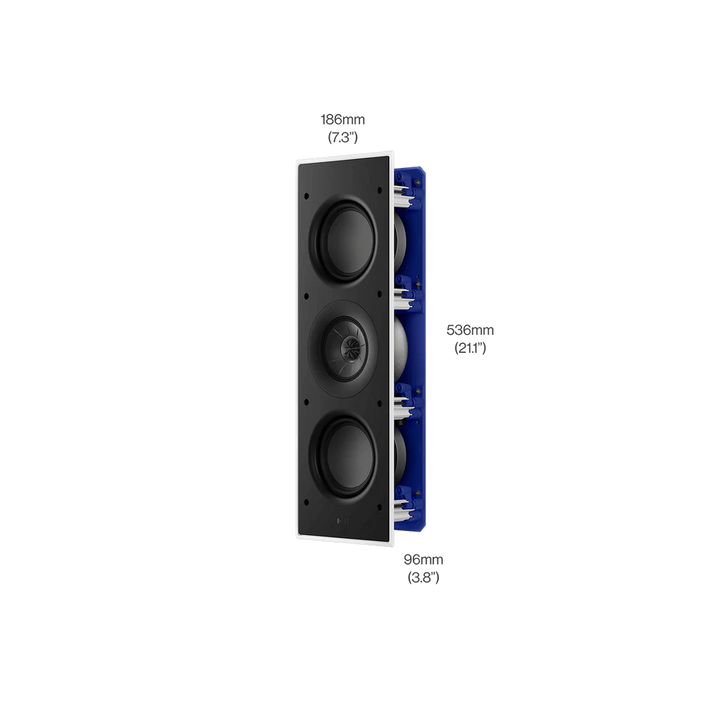 KEF Ci3120QLM-THX In-Wall Speaker | THX Certified Ultra Architectural Home Theater Loudspeaker