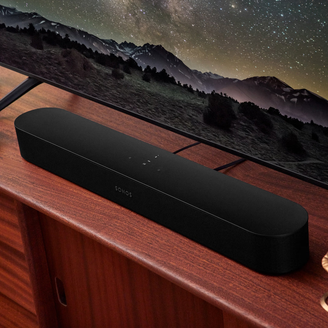 Sonos Beam (Gen 2) Smart Soundbar with Dolby Atmos, Wi-Fi, HDMI eARC & Voice Control