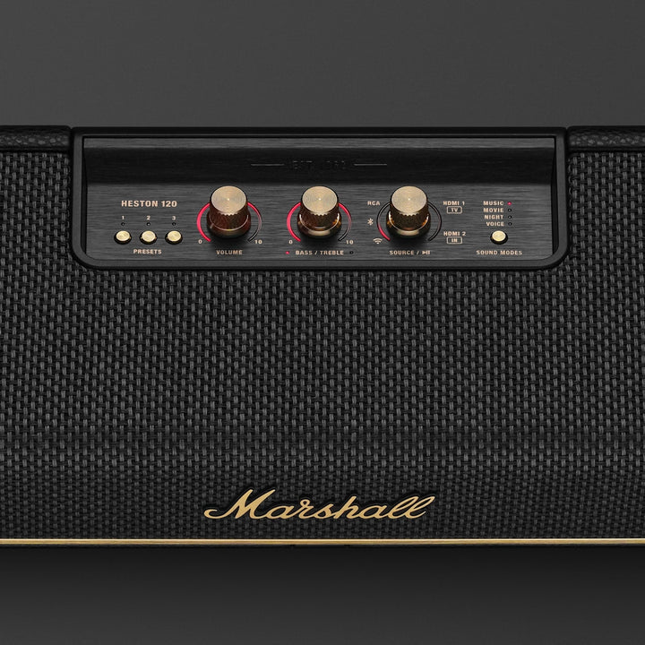 Marshall Heston 120 Dolby Atmos Soundbar | Premium Home Theater Audio System