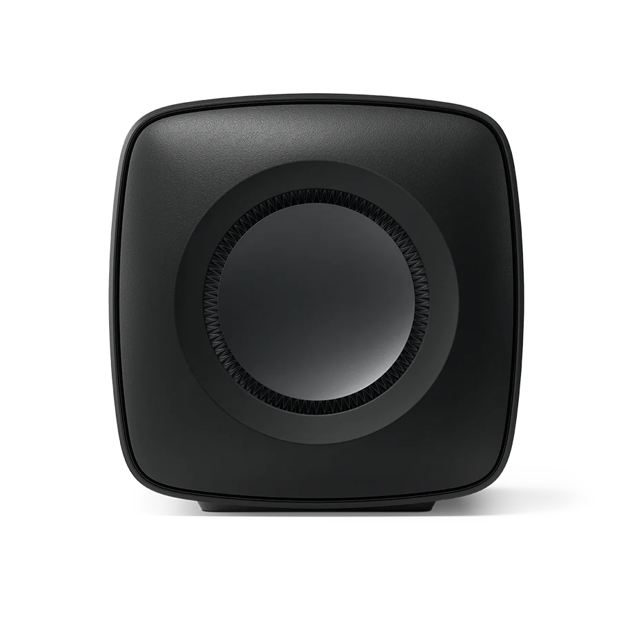 KEF KC62 Compact Subwoofer | 1000W Force-Cancelling Active Subwoofer with Uni-Core® Technology