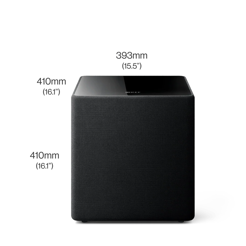 KEF Kube 12 MIE Active Subwoofer | 300W Powered 12-Inch Subwoofer with Music Integrity Engine®