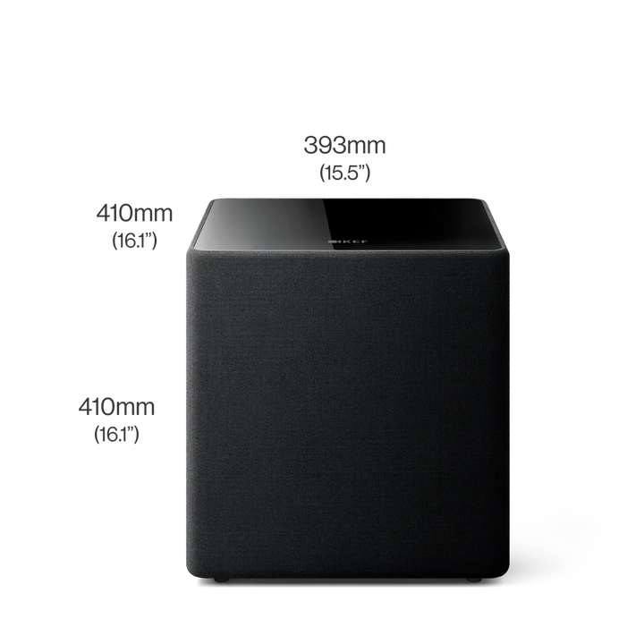 KEF Kube 12 MIE Active Subwoofer | 300W Powered 12-Inch Subwoofer with Music Integrity Engine®