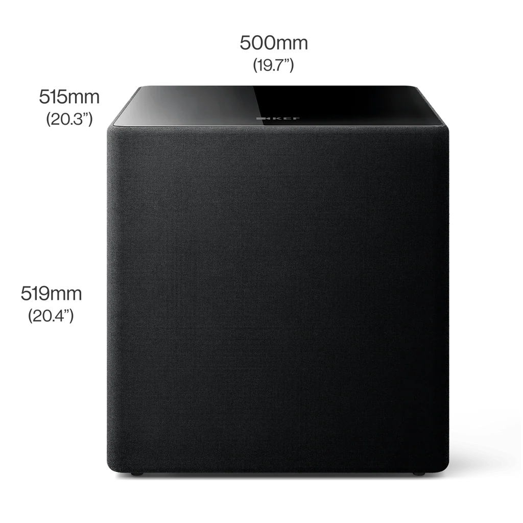 KEF Kube 15 MIE Active Subwoofer | 300W Powered 15-Inch Subwoofer with Music Integrity Engine®