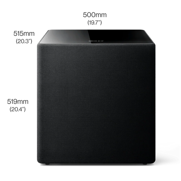 KEF Kube 15 MIE Active Subwoofer | 300W Powered 15-Inch Subwoofer with Music Integrity Engine®