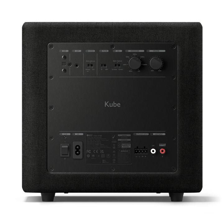 KEF Kube 8 MIE Active Subwoofer | Compact 300W Powered Subwoofer with Music Integrity Engine®