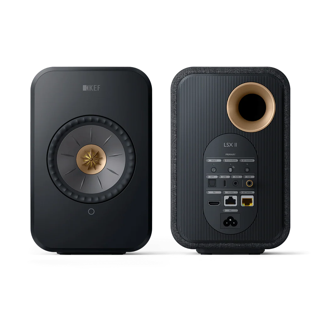 KEF LSX II Wireless HiFi Speakers | Compact Stereo Speaker System with AirPlay 2 & HDMI ARC