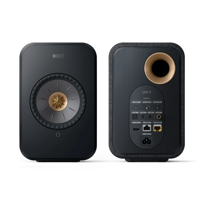 KEF LSX II Wireless HiFi Speakers | Compact Stereo Speaker System with AirPlay 2 & HDMI ARC