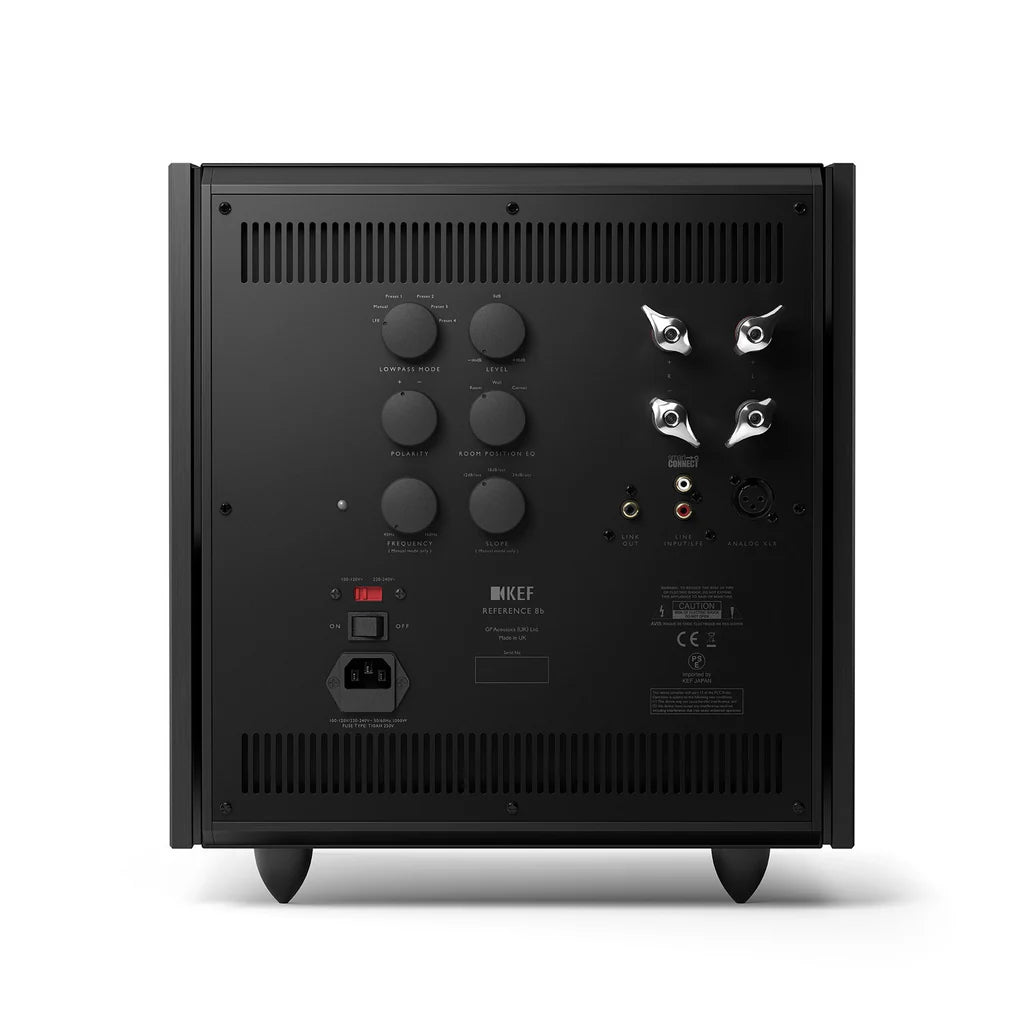 KEF Reference 8b Subwoofer | High-Performance Dual Driver Active Subwoofer for Home Theater & HiFi Systems