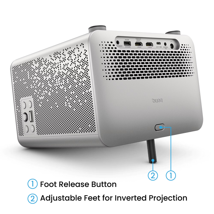 BenQ TK705STi 4K UHD Short Throw Smart Gaming Projector | 3000 ANSI Lumens | Google TV | HDMI 2.1 | 5ms Input Lag | HDR10+