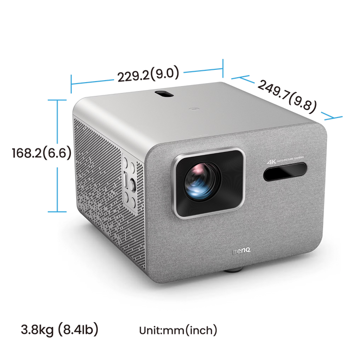 BenQ TK705STi 4K UHD Short Throw Smart Gaming Projector | 3000 ANSI Lumens | Google TV | HDMI 2.1 | 5ms Input Lag | HDR10+