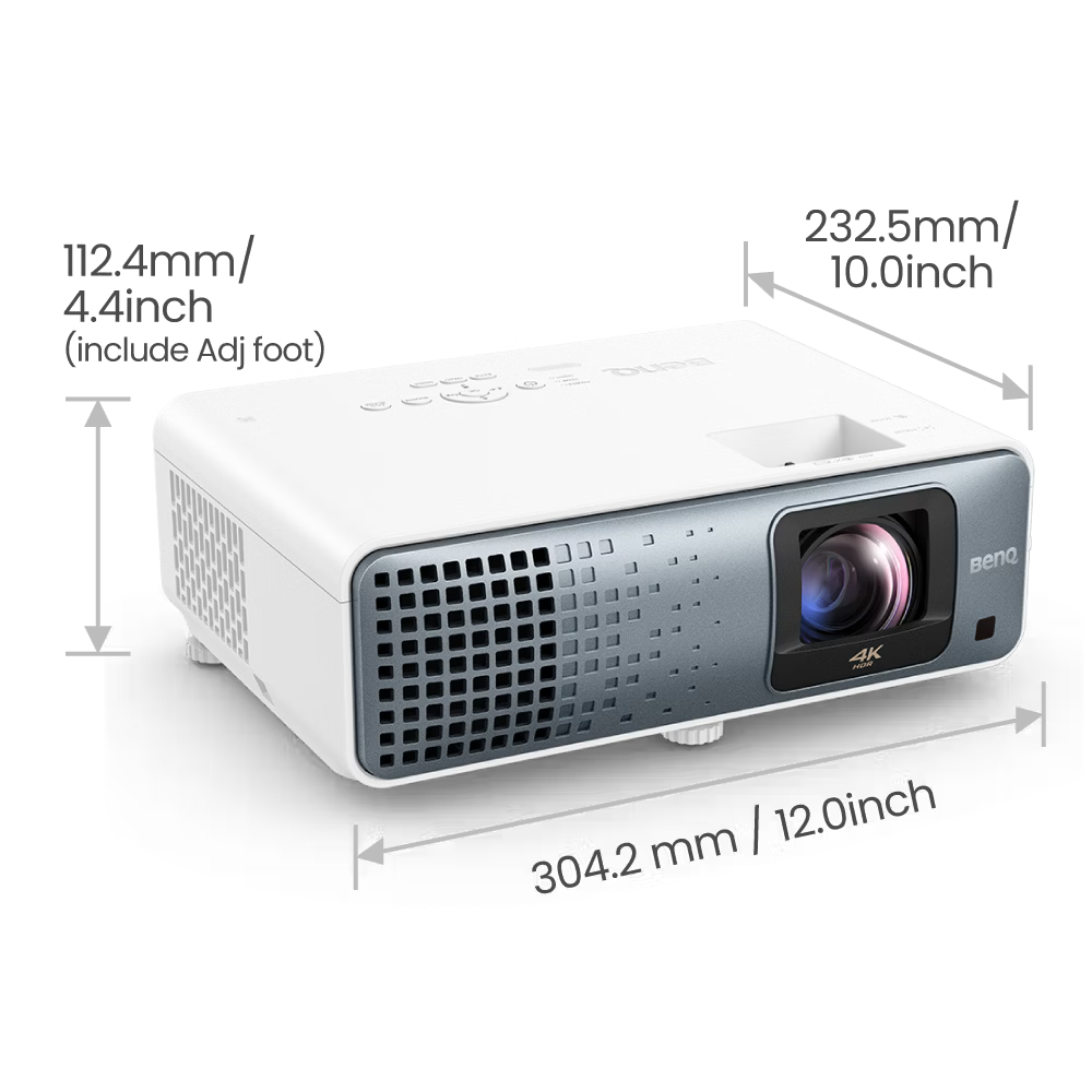 BenQ TK710STi 4K UHD Short Throw Laser Projector | HDR10+ Gaming Projector | 3200 ANSI Lumens | Ultra Low Input Lag