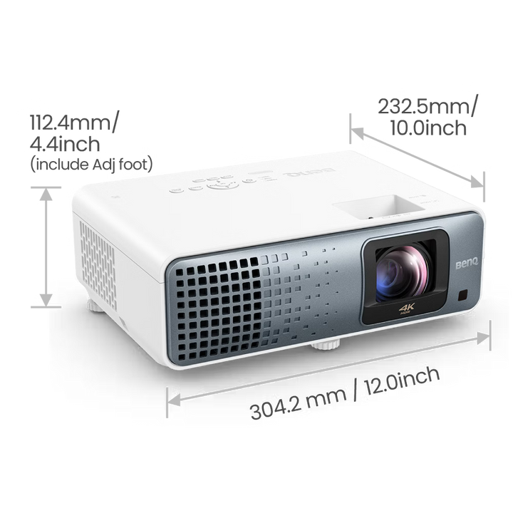 BenQ TK710STi 4K UHD Short Throw Laser Projector | HDR10+ Gaming Projector | 3200 ANSI Lumens | Ultra Low Input Lag