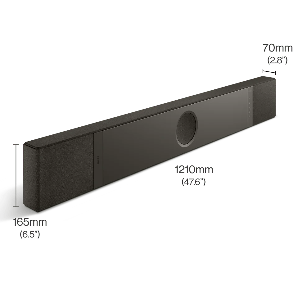 KEF XIO Soundbar | Premium Dolby Atmos Soundbar with Spatial Audio & Wireless Streaming
